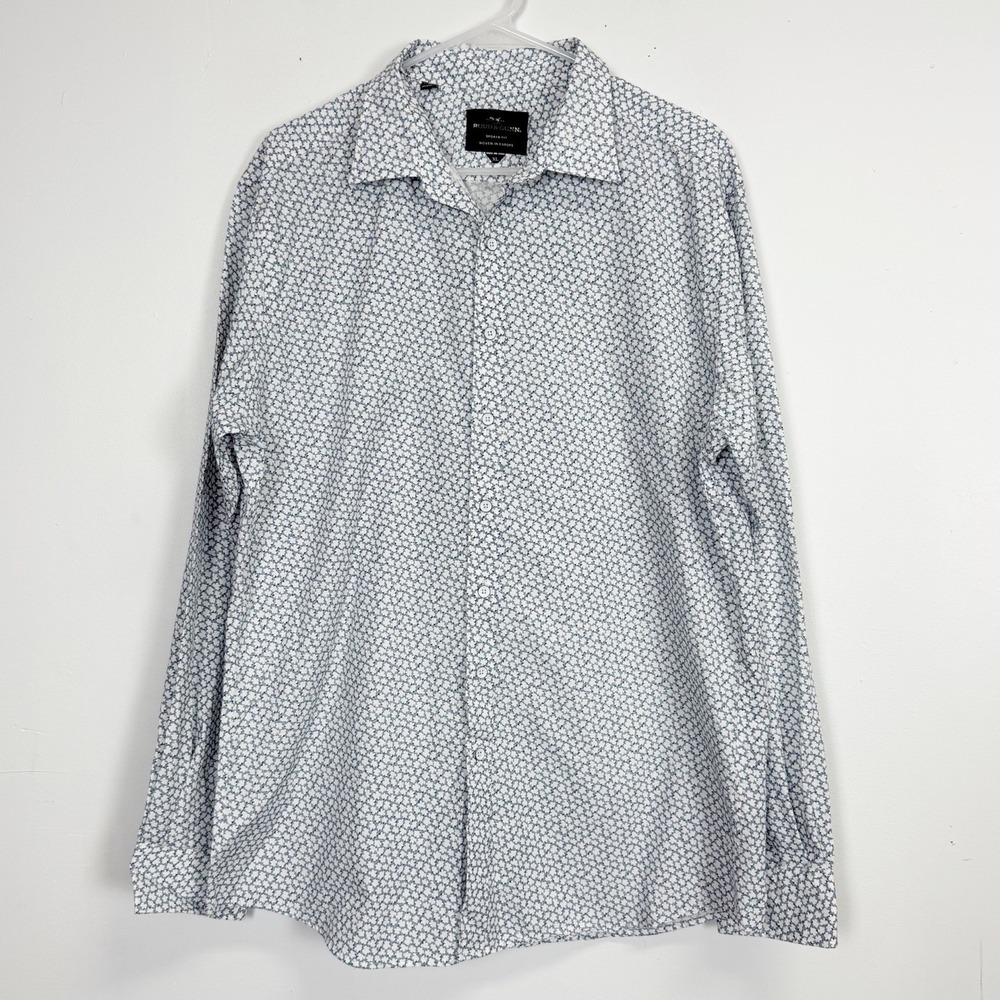 Rodd & Gunn Shirt Mens XL Blue Long Sleeve Shirt Button Up Sports Fit NEW NWOT
